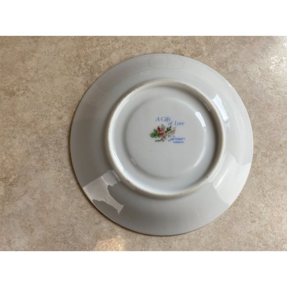 Gift Craft Bone China 25th Silver Wedding Anniversary Tea Cup And Saucer Set - Picture 7 of 7